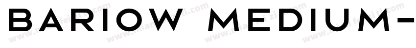 Bariow Medium字体转换